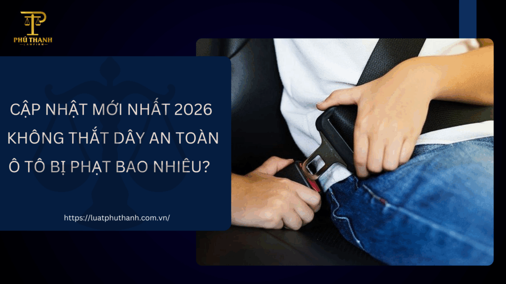 Năm 2026, không thắt dây an toàn ô tô bị phạt bao nhiêu? Cập nhật mới nhất