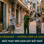 Tiếng ồn karaoke – không còn là chuyện nhỏ: Mức phạt mới 2026 gây bất ngờ