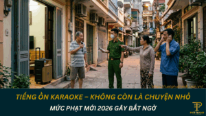 Tiếng ồn karaoke – không còn là chuyện nhỏ: Mức phạt mới 2026 gây bất ngờ
