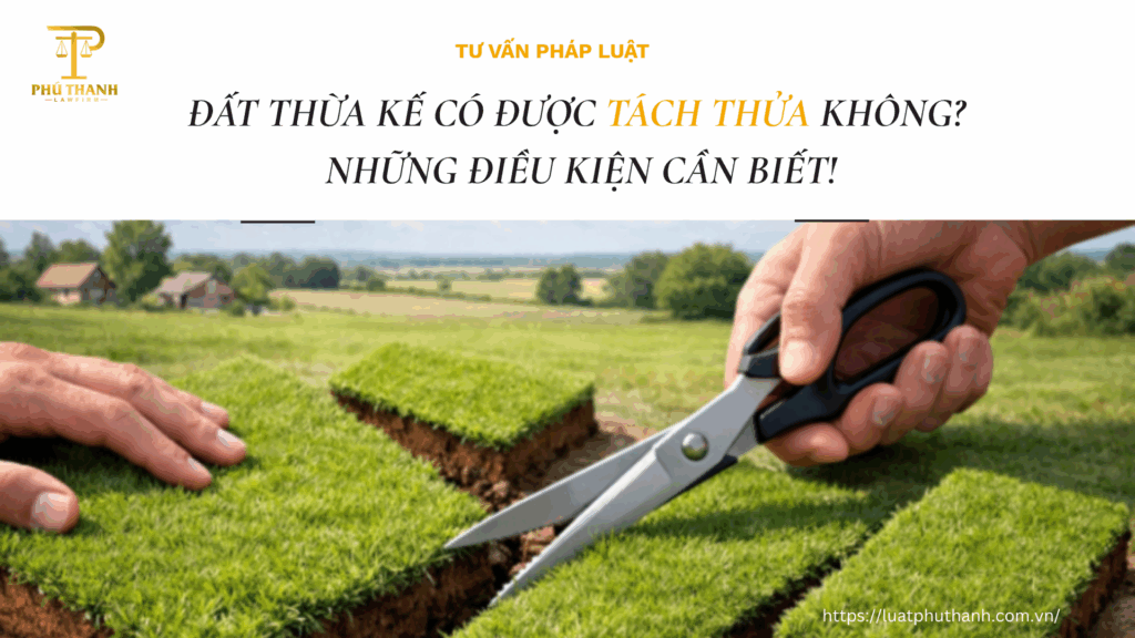 Đất thừa kế có được tách thửa không? Những điều kiện cần biết!